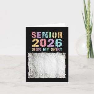 Letzter Tag Senior 2026 Fast dort 12. Karte