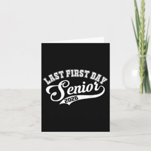 Letzter Tag Senior 2026 Senior Year 2026 _1 Karte