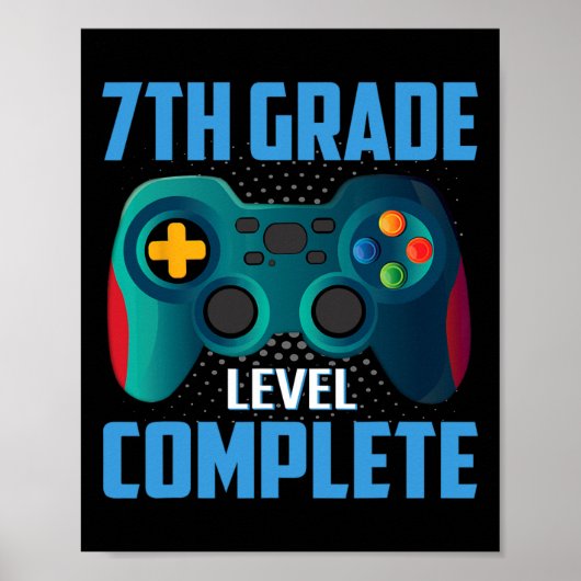 Letzter Tag Video Spiel 7. Klasse Comp Poster (Vorne)