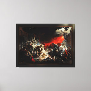 Letzter Tag von Pompeii von Karl Bryullov Klassisc Leinwanddruck
