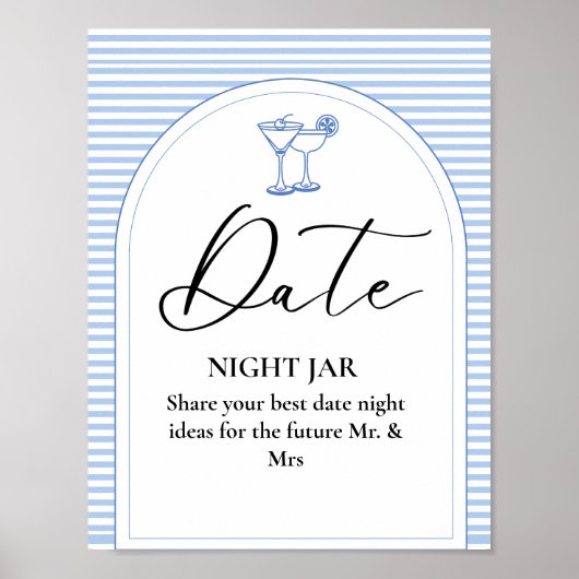 Letzter Toast Am Coast Datum Hochzeitszeichen Poster (Vorne)