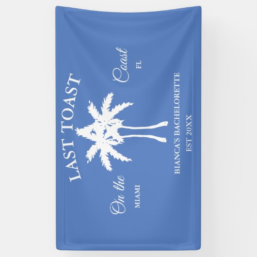 Letzter Toast am Junggeselinnen-Abschied am Strand Banner (Vertikal)