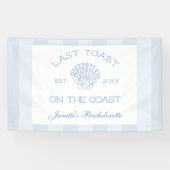 Letzter Toast am Junggeselinnen-Abschied am Strand Banner (Horizontal)