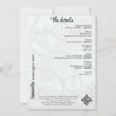 Letzter Toast am Junggeselinnen-Abschied am Strand Einladung (Rückseite)