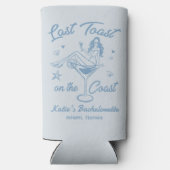 Letzter Toast am Junggeselinnen-Abschied am Strand Selters Dosenkühler (Rückseite)