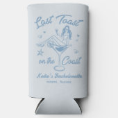 Letzter Toast am Junggeselinnen-Abschied am Strand Selters Dosenkühler (Vorderseite)