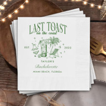 Letzter Toast am Junggeselinnen-Abschied am Strand