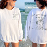 Letzter Toast am Junggeselinnen-Abschied am Strand Sweatshirt<br><div class="desc">Feiern Sie den Charme der Küste mit unserem Last Toast On The Coast Beach Junggeselinnen-Abschied Sweatshirt - der Inbegriff von Luxus und Stil für Ihre Strand-Bachelorette. Dieses Sweatshirt ist mehr als nur ein gemütliches Kleid, es ist ein Symbol personalisierten Luxus, es ist perfekt für Ihr Charleston Bachelorette Erlebnis. Dieses Sweatshirt...</div>