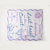 Letzter Toast am Junggeselinnen-Abschied an der Kü Wandteppich (Vorderseite (Horizontal))