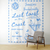 Letzter Toast am Junggeselinnen-Abschied an der Kü Wandteppich (Beispiel)