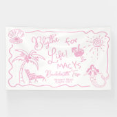 Letzter Toast am Junggeselinnen-Abschied Banner (Horizontal)