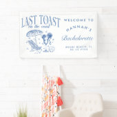 Letzter Toast am Junggeselinnen-Abschied der Küste Banner (Insitu)