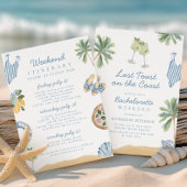 Letzter Toast am Junggeselinnen-Abschied der Küste Einladung