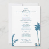 Letzter Toast am Junggeselinnen-Abschied der Küste Einladung (Rückseite)