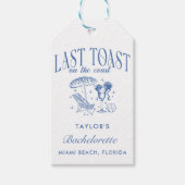 Letzter Toast am Junggeselinnen-Abschied der Küste Geschenkanhänger (Vorderseite)