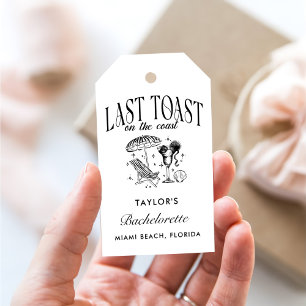 Letzter Toast am Junggeselinnen-Abschied der Küste Geschenkanhänger
