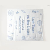 Letzter Toast am Junggeselinnen-Abschied der Küste Wandteppich (Vorderseite (Horizontal))