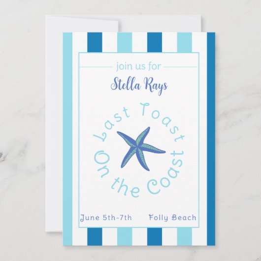 Letzter Toast am Junggeselinnen-Abschied Feiertagskarte (Vorderseite)