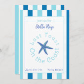 Letzter Toast am Junggeselinnen-Abschied Feiertagskarte (Vorne/Hinten)