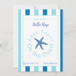 Letzter Toast am Junggeselinnen-Abschied Feiertagskarte