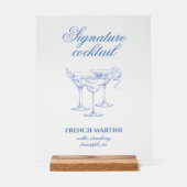 Letzter Toast an der Küste Bachelorette Acrylzeich Acrylschild (Vorderseite)