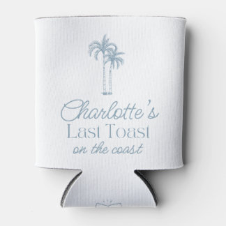 Letzter Toast an der Küste Bachelorette kann kühle Dosenkühler