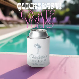 Letzter Toast an der Küste Bachelorette kann kühle Dosenkühler