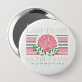 Letzter Toast an der Küste - Bachelorette Nautic Button (Vorne & Hinten)