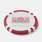 Letzter Toast an der Küste - Bachelorette Nautic Pokerchips (Einzeln)