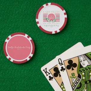 Letzter Toast an der Küste - Bachelorette Nautic Pokerchips