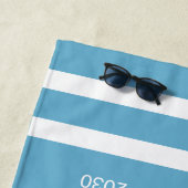 Letzter Toast an der Küste Bachelorette Strandtuch (Beispiel)