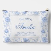 Letzter Toast an der Küste | Die Braut Zubehörtasche (Rückseite)