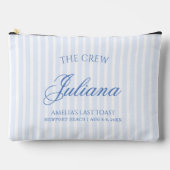 Letzter Toast an der Küste | Die Crew Zubehörtasche (Vorderseite)