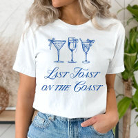 Letzter Toast an der Küste Elegante Handgezeichnet