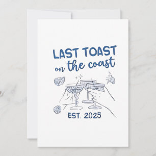 Letzter Toast an der Küste Est 2025 Einladung