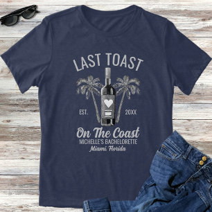 Letzter Toast an der Küste Junggesellinnen Abschie Tri-Blend Shirt