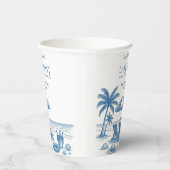 Letzter Toast an der Küste Junggesellinnenabschied Pappbecher (Rechts)