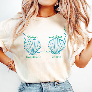 Letzter Toast an der Küste Seashell Bra Bacheloret T-Shirt