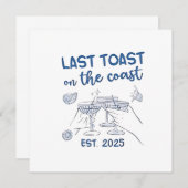 Letzter Toast an der Ostküste 2025 Einladung (Vorne/Hinten)