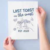 Letzter Toast an der Ostküste 2025 Flyer (Hand)