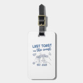 Letzter Toast an der Ostküste 2025 Gepäckanhänger (Vorderseite vertikal)