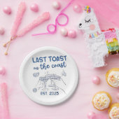 Letzter Toast an der Ostküste 2025 Pappteller (Party)