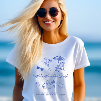 Letzter Toast auf dem Küstenstrand-Junggesellinnen Tri-Blend Shirt
