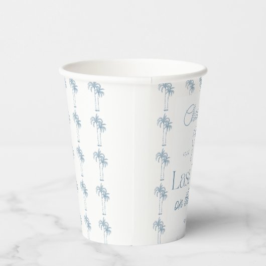 Letzter Toast auf der Kuppelpapiertasse Bacheloret Pappbecher (Rechts)