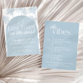 Letzter Toast auf der Küste bachelorette Einladung