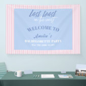 Letzter Toast auf der Küste Bachelorette Empfang Banner (Messe)