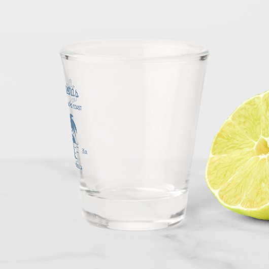 Letzter Toast auf der Küste bachelorette Schnapsglas (Rechts)