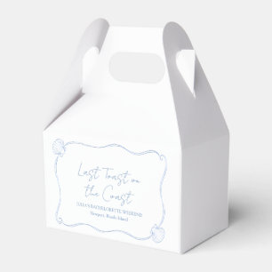 Letzter Toast auf der Küsten-Junggesellinnenparty Geschenkschachtel