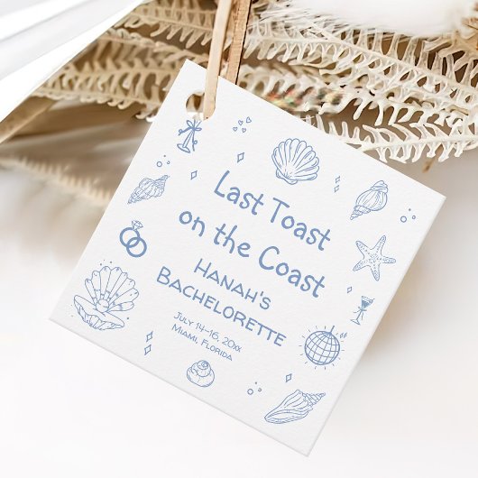 Letzter Toast auf der Küstenstraße Geschenkanhänger