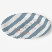 Letzter Toast auf der Küstenstraße Pappteller (Schrägansicht)